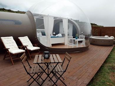 Luxury tent Hotel burbuja Finca Esferas