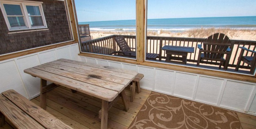 Hotel KH24, All Sandy- Oceanfront, Ocean Views, screened porch