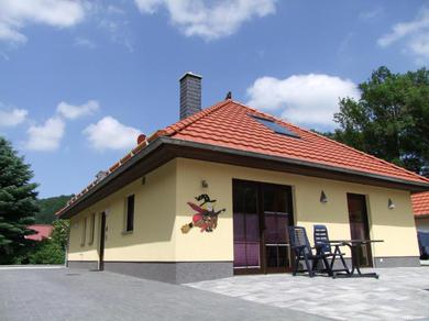Ferienhaus "Kräuterhexe" mit Wasserbett 200x200cm