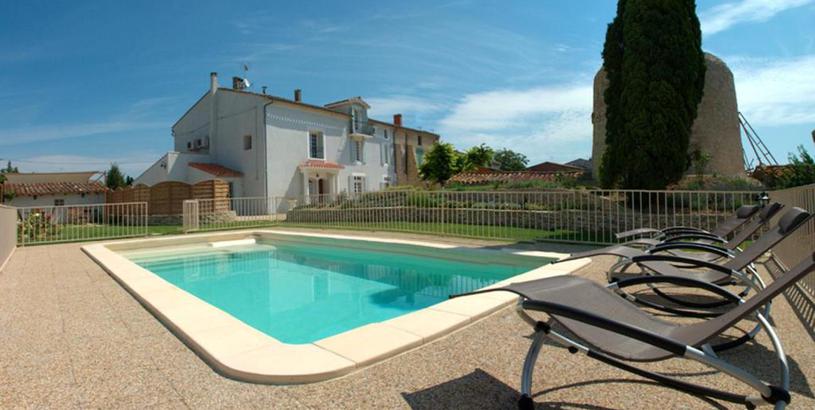 Вилла Villa de 3 chambres avec piscine privee jacuzzi et jardin clos a Ventenac Cabardes