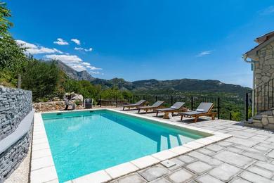 Villa NEW! Stone villa JUDITA with heated pool and hydro-massage