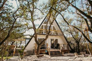  NEW - Unique A-frame in Canyon Lake