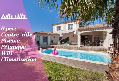 Villa Villa Deidière 6pers/piscine/pétanque/clim