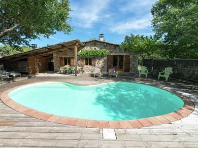 Дом отдыха Lovely house in Ardeche of ecological materials with private swimming pool