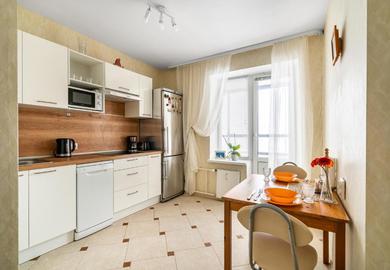 Apartments Stylish 1 BR Penthouse, 23 Floor, metro Parnas by Simply Comfort