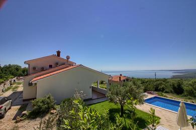 Beautiful villa Marevista with sea view and pool in Labin near Rabac