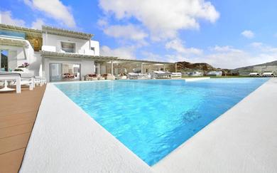 Отель Luxury Mykonoss Villa with Pool