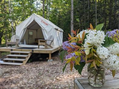 Luxury tent Tentrr Signature Site - Switchback at Butter Hill Hideaway