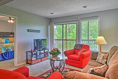Condo with Deck and Forest View, about 1 Mile to SDC!