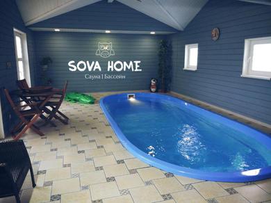 Guest house Дом с собственным бассейном и сауной SOVA Home