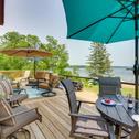 Отель Lakefront Nevis Home with Beach Access and Boat Slip!
