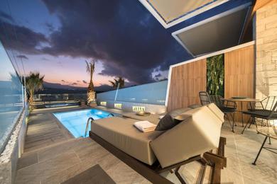 Вилла Oleas Luxury suite Earth & private pool - Adults Only