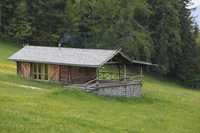  Berghütte Blockhaus