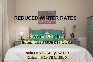 Апартаменты Unit 3 in Fourways CENTRAL with BEST RATES 5mins to Monte
