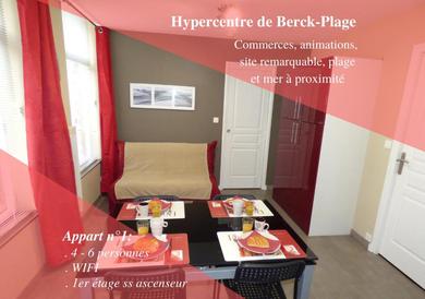 Апартаменты Appart 4-6 pers Berck-Plage Hyper-centre