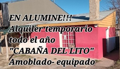 Отель CABAÑA del Lito- en Alumine, todo el año...