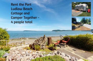 Private Beach - Book Port Ludlow Beach Cottage and Camper Together