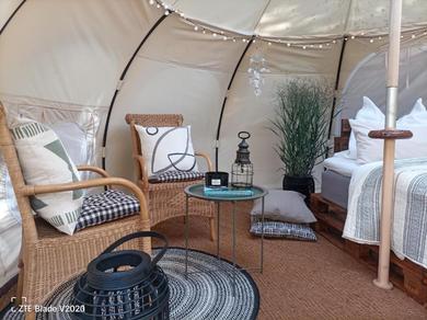 Luxury tent Glamping Altes Pastorat