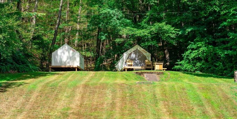 Luxury tent Tentrr State Park Site - NY Taconic State Park Rudd Pond A - Double Camp