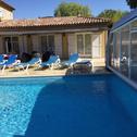 Вилла Villa de 2 chambres avec piscine privee sauna et jardin clos a Tourrettes
