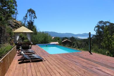  11 bedrooms house with sea view private pool and jacuzzi at San Cibran 8 km away from the beach