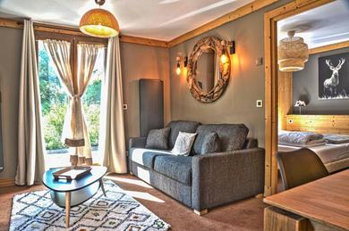 Appartement de 2 chambres a Les Deux Alpes a 50 m des pistes avec terrasse amenagee et wifi