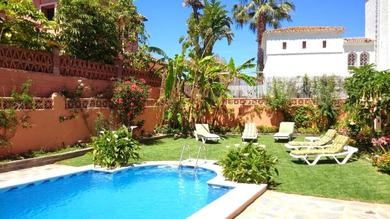 5 bedrooms villa at San Pedro Alcantara 250 m away from the beach with sea view private pool and jacuzzi