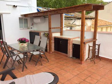 Holiday home 2 bedrooms bungalow with city view furnished terrace and wifi at Xativa