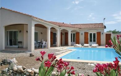 Дом отдыха Amazing home in Prades sur Vernazobre with 3 Bedrooms, WiFi and Outdoor swimming pool