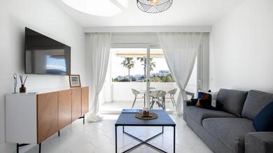 Apartments Open plan modern apartment with sea views in Miraflores, Mijas Costa