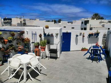 Holiday home 3 bedrooms house at El Golfo Lanzarote 500 m away from the beach with furnished terrace and wifi