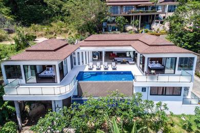 Sunny Banks - Modern Sea View 4 Bed Pool Villa