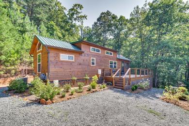 Mill Spring Log Cabin with Decks and Fire Pit!