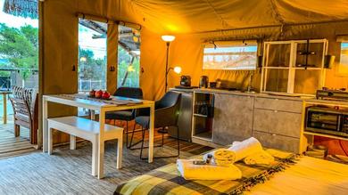 Люкс-шатер African Safari Canvas Lodge Tent Sea View