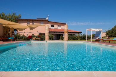 Villa con piscina Casale di Giò nel Golfo di Castellammare