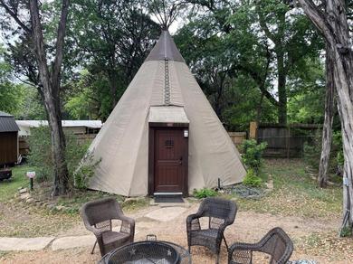 Luxury tent Sweet Grass Tipis on Guadalupe River