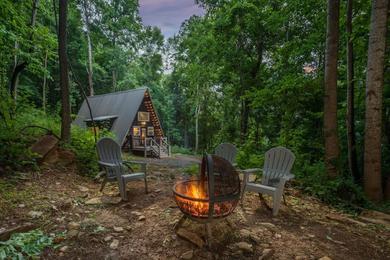 Отель Spacious A-Frame! 15 min. From Downtown Asheville!
