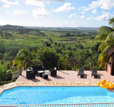 Вилла Villa de 5 chambres avec vue sur la mer piscine privee et jardin clos a Ducos