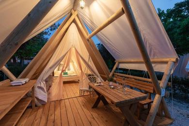 Luxury tent Eco glamping- FKK Nudist Camping Solaris