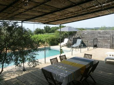 Holiday home Gite dans mas en pierre au milieu des vignes ,piscine et jaccuzzi privatifs .