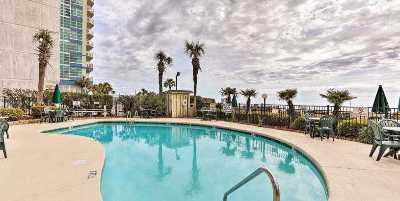 Апартаменты Myrtle Beach Condo with Atlantic Views and Resort Perks