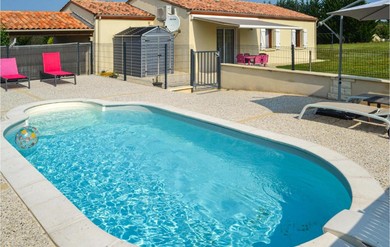 Beautiful Home In Blis Et Born With Internet, Heated Swimming Pool And 4 Bedrooms