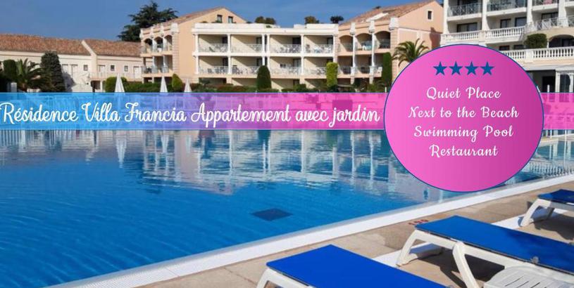 Apartments Résidence Villa Francia T2 avec Jardin By Palmazur