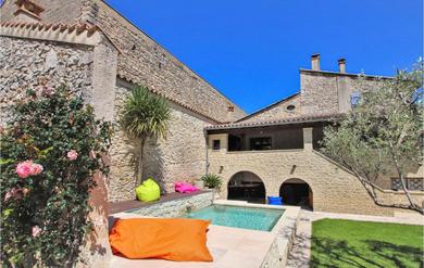 Beautiful Home In Bourg Saint Andol With 3 Bedrooms, Private Swimming Pool And Outdoor Swimming Pool