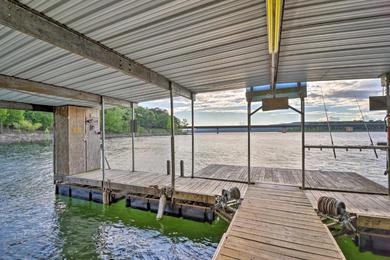 Lakefront Greers Ferry Cabin with Covered Boat Slip!