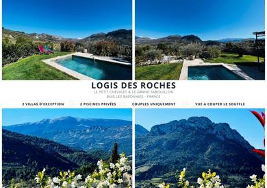 Apartments LOGIS DES ROCHES - Le Petit Chevalet & Le Grand Sabouillon - 2 VILLAS VUE EXCEPTIONNELLE !