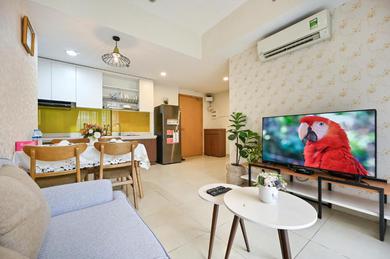 Apartments High Class 2 Bedrooms Masteri Thao Dien Apartment, Fully Furnished With Full Amenities