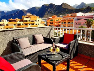 Apartments 2 bedrooms appartement with furnished terrace and wifi at Puerto de Santiago 1 km away from the beach