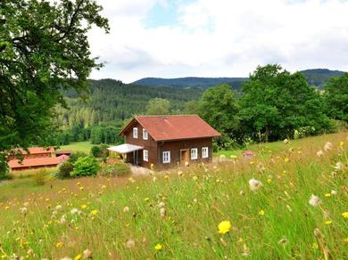 Дом отдыха Detached holiday house in the Bavarian Forest in a very tranquil sunny setting