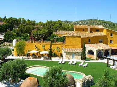 9 bedrooms villa with private pool jacuzzi and enclosed garden at Can Trabal